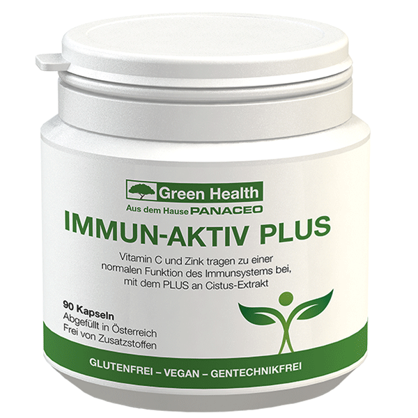 Immun-Active Plus kapsule z visokimi odmerki vitamina C, cinka & Cistus ekstrakt, 90 kosov
