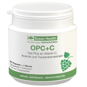 OPC+C kapsule z vitaminom C, izvlečkom acerole in grozdnih pešk, 90 kosov.